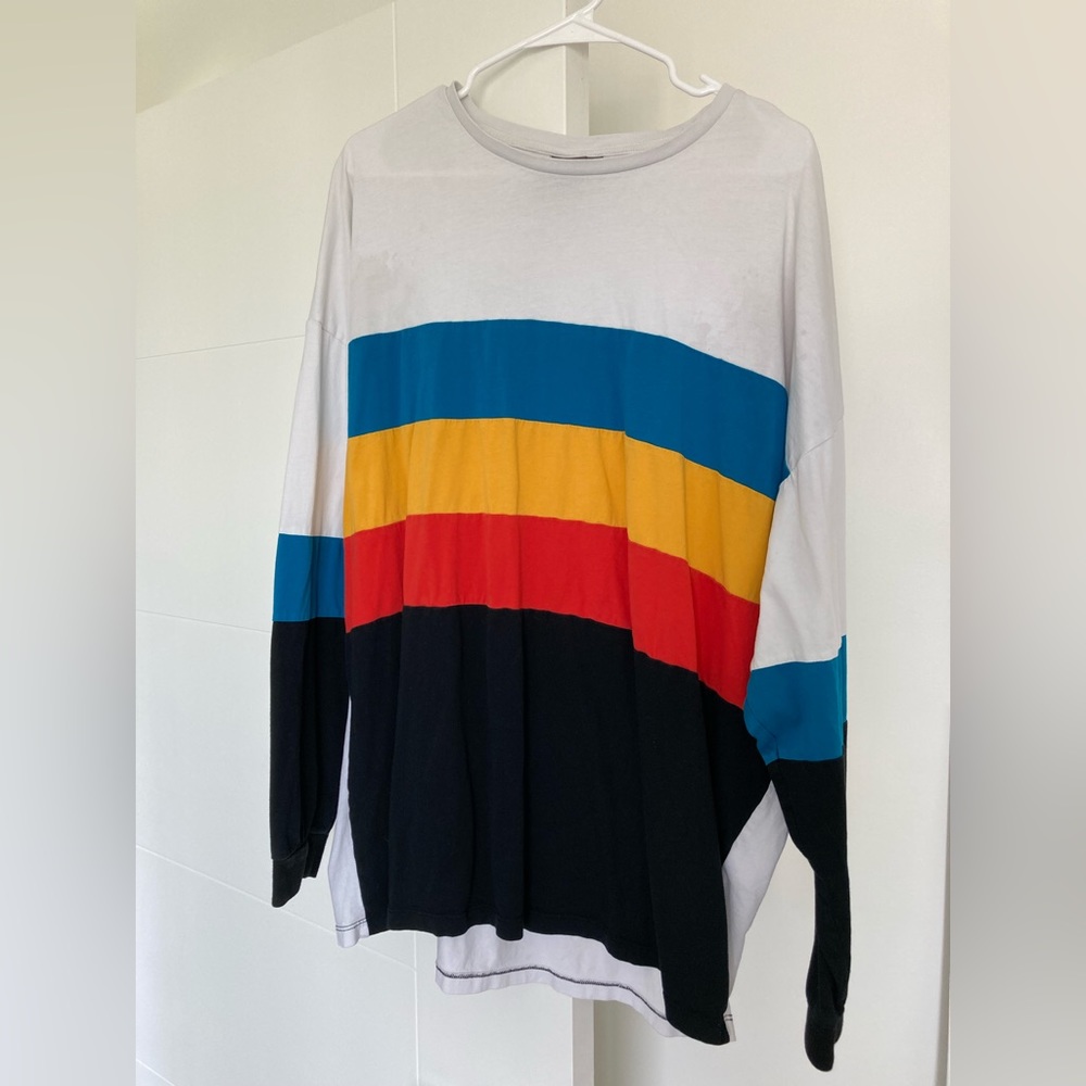 Men’s Long Sleeve Color-block ASOS Top